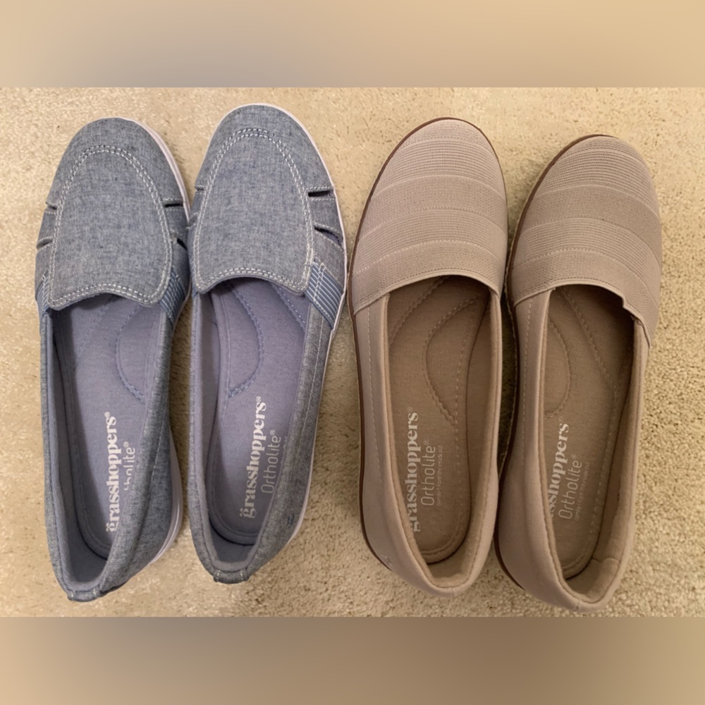 Lot of 2 women’s Grasshoppers Ortholite shoes size 7